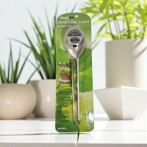 3 Way Moisture Light & pH Meter Indoor Outdoor Garden Plants HoldAll‎
